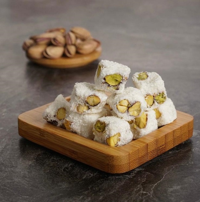 Double Roasted Turkish Delight with Pistachio and Milk 1kg